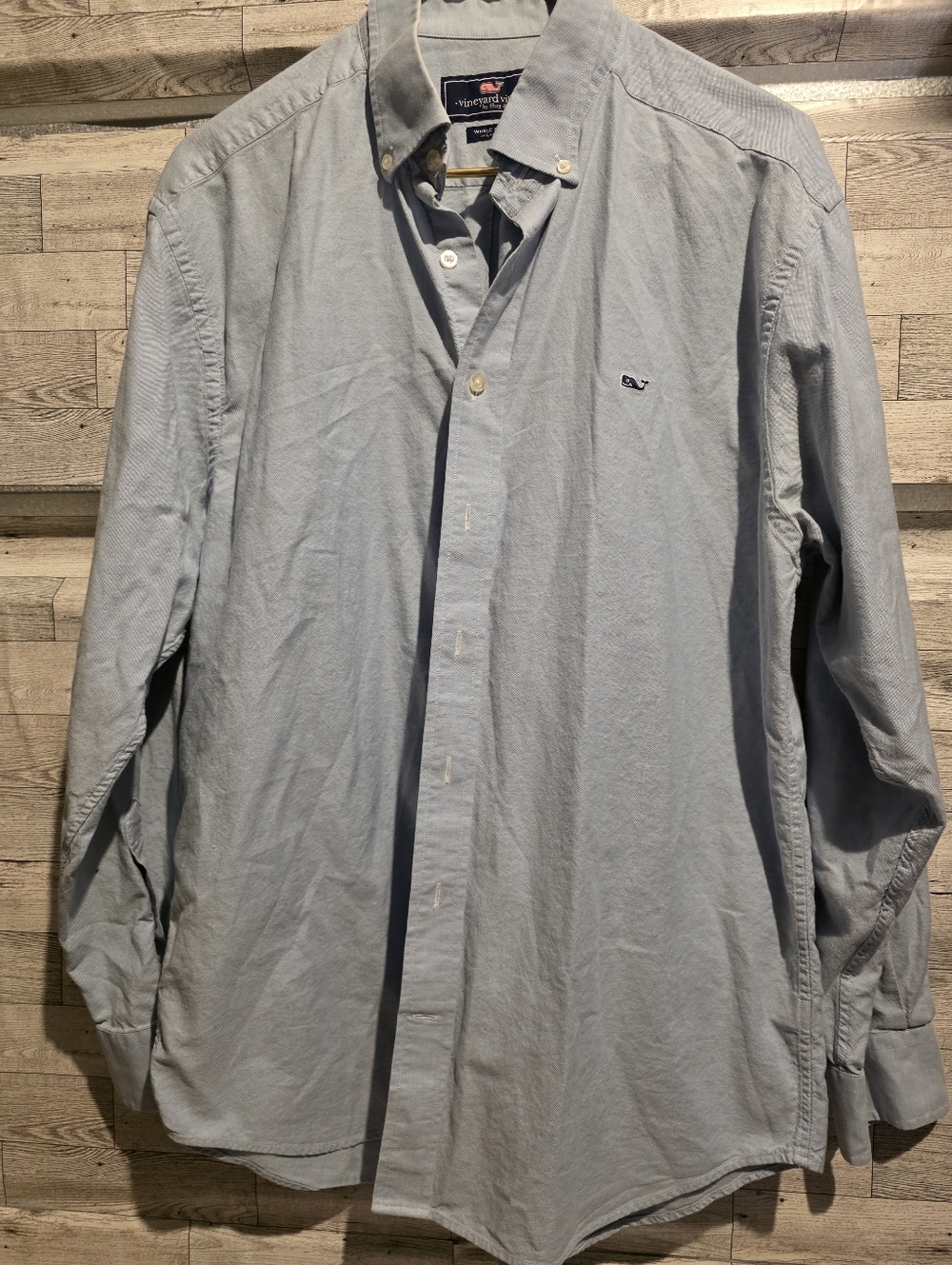 Vineyard Vines Light Blue Cotton Button-Down Shirt